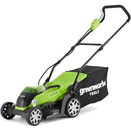 Аккумуляторная газонокосилка Greenworks G40LM35K4