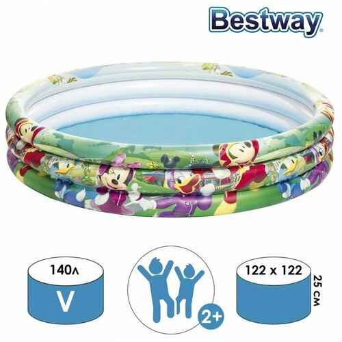 Бассейн Bestway детский 122х25 см (91007) фото