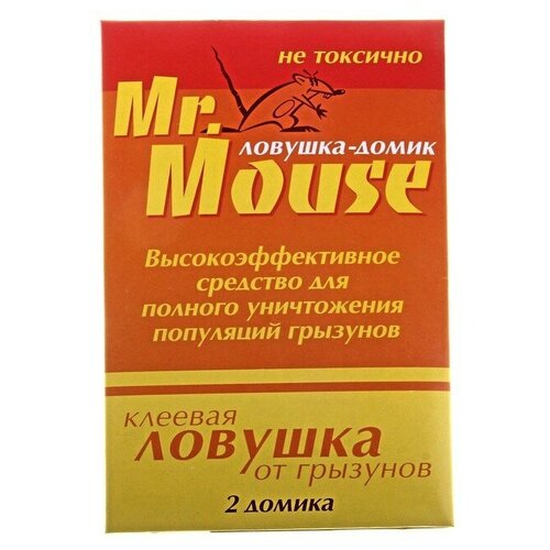 Домик клеевой MR. MOUSE от грызунов 2 шт 24/96 фото