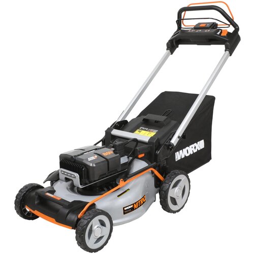 Газонокосилка аккумуляторная самоходная WORX 80В 51см