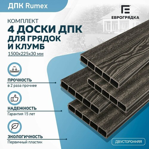 Грядочная доска из ДПК Rumex 1.5 м