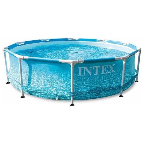 Каркасный бассейн Intex Metal Frame 305х76 см 'Beachside' 4485 л фото