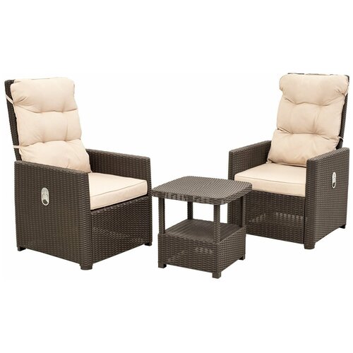 Комплект уличной мебели B: rattan MANCHESTER SET 2 венге фото