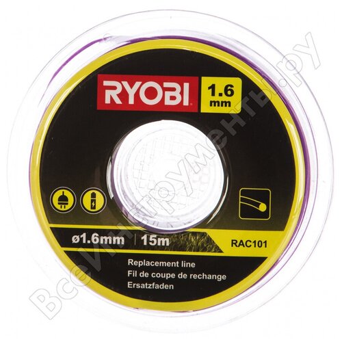 Леска 15 м для триммера Ryobi RAC101 фото