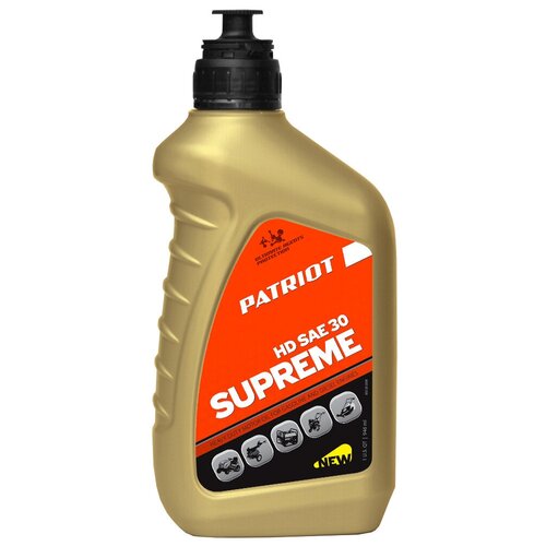 Масло для садовой техники PATRIOT Supreme HD SAE 30