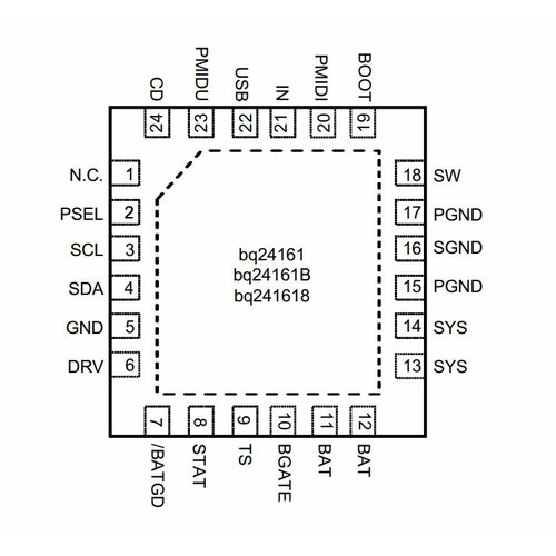 Микросхема BQ24161 фото