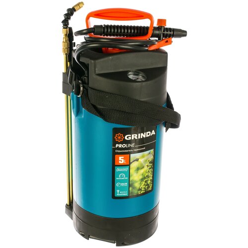 Опрыскиватель GRINDA PT-5 Clever Spray 5 л синий/черный 5 л фото