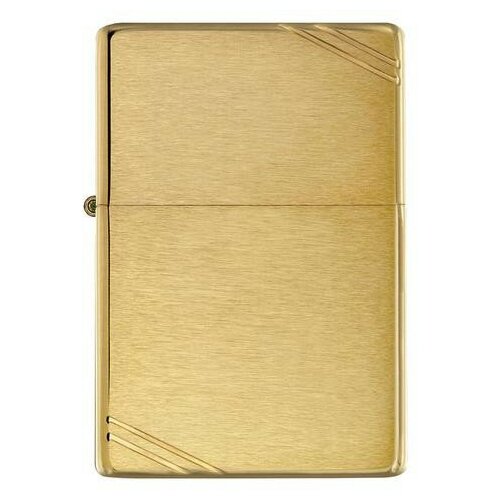 Оригинальная бензиновая зажигалка ZIPPO 240 Vintage™ Series 1937 с покрытием Brushed Brass фото