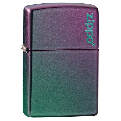 Оригинальная бензиновая зажигалка ZIPPO 49146ZL ZIPPO Logo с покрытием Iridescent фото