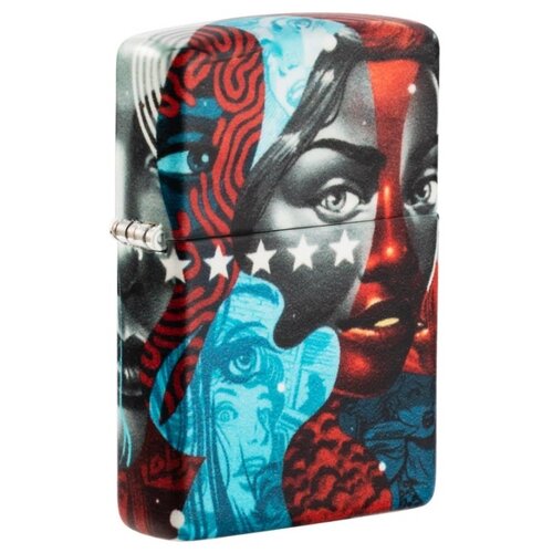 Оригинальная бензиновая зажигалка ZIPPO 49393 Tristan Eaton с покрытием White Matte - Тристан Итон фото