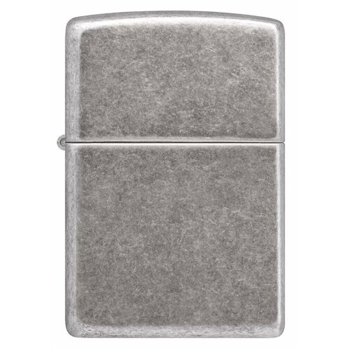 Оригинальная бензиновая зажигалка ZIPPO Armor 28973 с покрытием Antique Silver фото