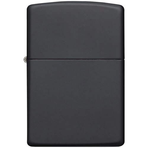 Оригинальная бензиновая зажигалка ZIPPO Classic 218 с покрытием Black Matte фото