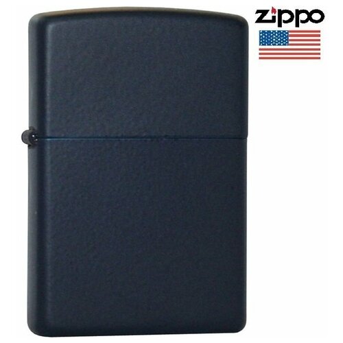 Оригинальная бензиновая зажигалка ZIPPO Classic 239 с покрытием Navy Matte фото