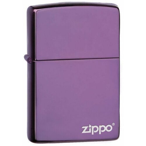 Оригинальная бензиновая зажигалка ZIPPO Classic 24747ZL ZIPPO Logo с покрытием Abyss™ фото