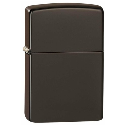 Оригинальная бензиновая зажигалка ZIPPO Classic 49180 с покрытием Brown Matte фото