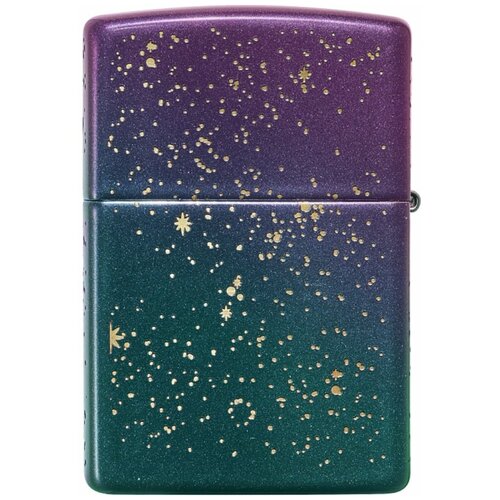 Оригинальная бензиновая зажигалка ZIPPO Classic 49448 Starry Sky с покрытием Iridescent - Звездное Небо фото