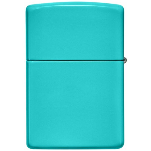 Оригинальная бензиновая зажигалка ZIPPO Classic 49454 с покрытием Flat Turquoise фото