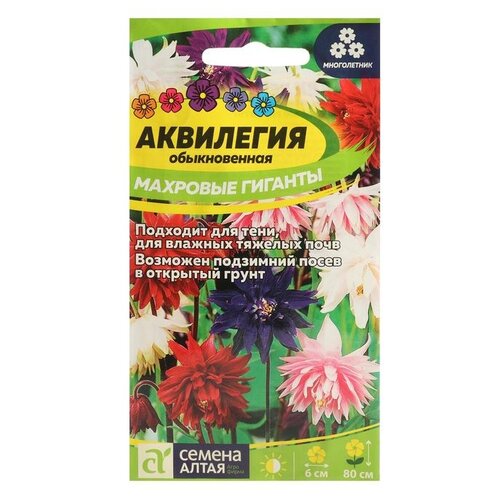 Семена Семена Алтая Аквилегия Махровые Гиганты 0