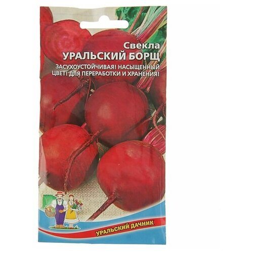 Семена Свекла "Уральский Борщ" темно-красная