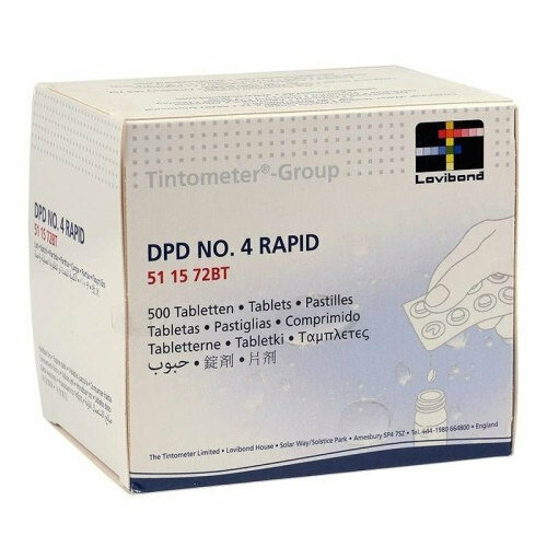 Тестерные таблетки Lovibond DPD 4 Rapid (O2)