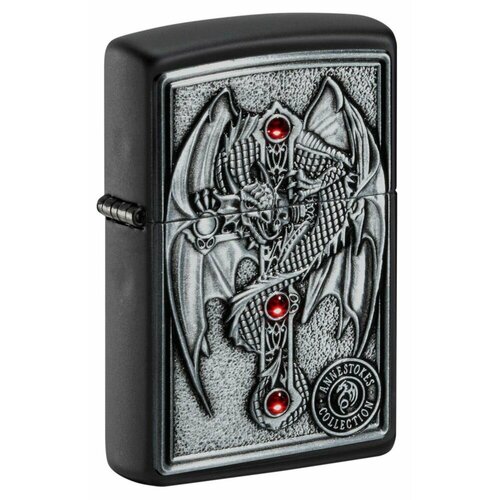 Зажигалка бензиновая Zippo 49755 Winged Dragon Cross фото