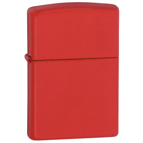 Zippo Classic зажигалка бензиновая red matte 1 шт. 60 мл 57 г фото